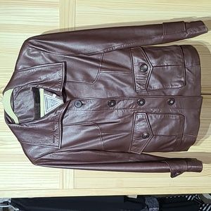 Vintage Marvin Richards 100% real leather jacket